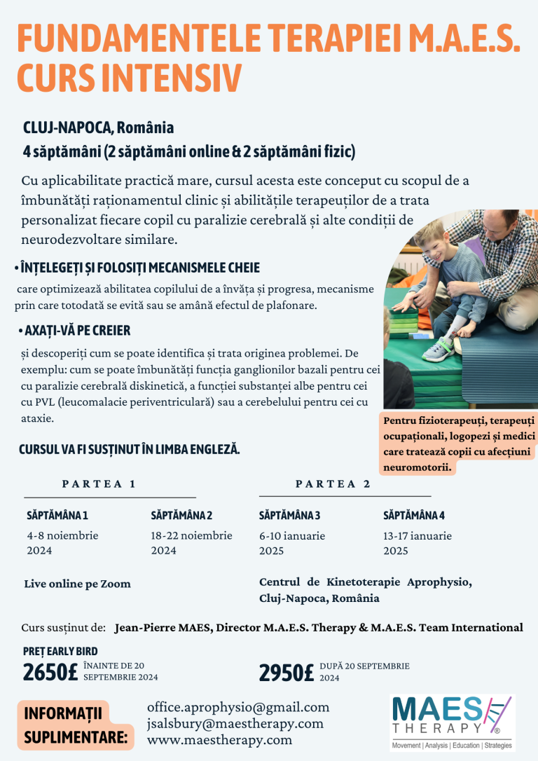 Curs “Fundamentele Terapiei M.A.E.S.”