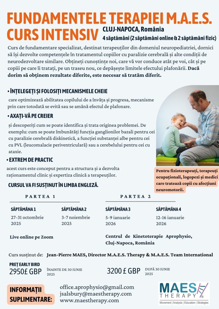 Curs M.A.E.S. – ROMÂNIA Oct./Nov. 2025 – Ian. 2026